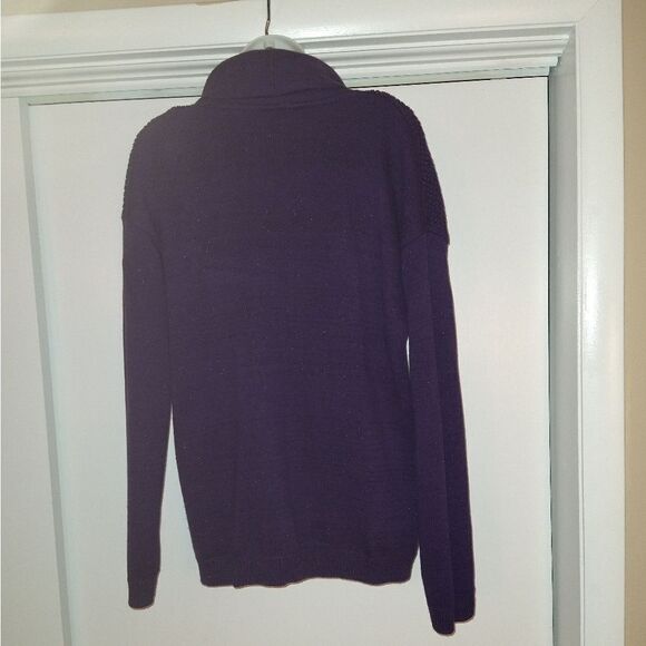 Calvin Klein Purple Cowl Neck Sweater - Picture 4 of 7